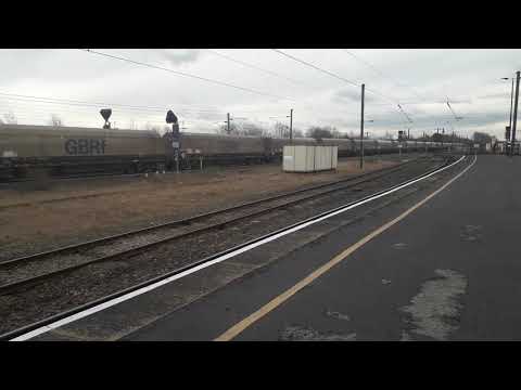 coal train passing Darlington