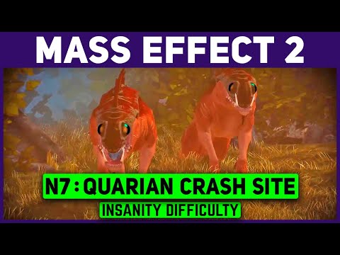 Mass Effect 2 - Quarian Crash Site - N7 Mission - Insanity Walkthrough