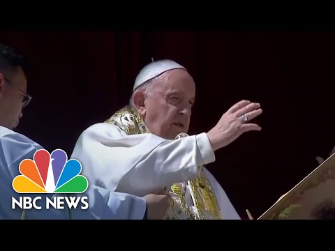 Pope Francis holds Easter Sunday Mass in St. Peter’s Square