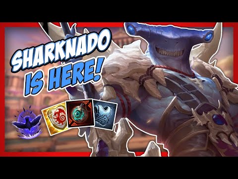 NEW SHARK ODIN SKIN & EXPLOSIVE BUILD! - Smite Ranked Season 8 Odin solo