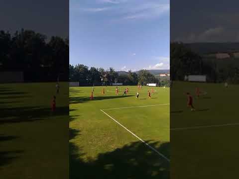 Ascoli Calcio-Atletico Calcio, amichevole a Cascia per i bianconeri. 25 luglio 2018