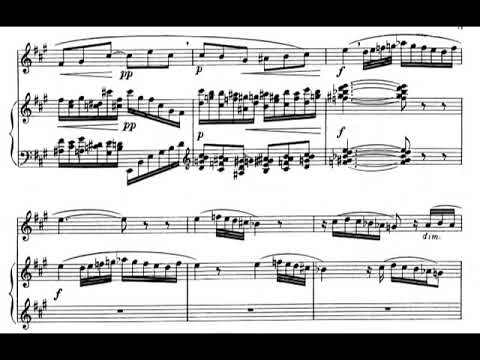 Olivier Messiaen - Vocalise Etude for Voice and Piano (1935) [Score-Video]