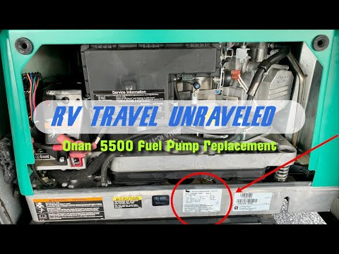 ONAN 5500 Fuel Pump Replacement - SP1
