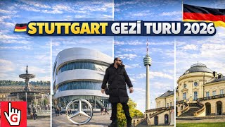 🇩🇪 STUTTGART GEZİ TURU 2026 | SCHLOSSPLATZ, MERCEDES MÜZESİ, KÖNIGSTRASSE, TV KU