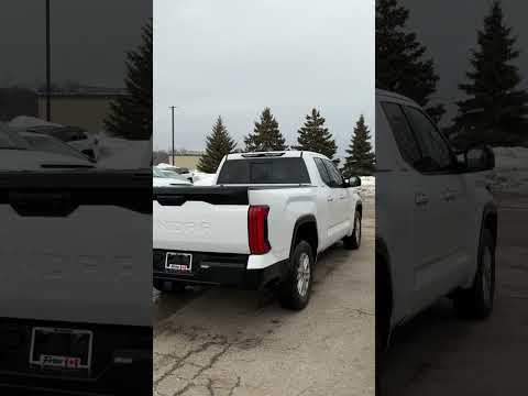 2023 Toyota Tundra 4x4 Double Cab SR in White for sale at Forbes Waterloo Toyota in Waterloo, ON