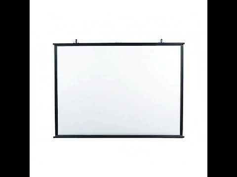 Eyelet map type projector screen , 6 x 4 feet flexible and f...