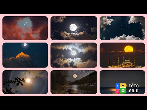 MOONLIGHT ON THE DREAM WORLD #beautiful moon light view #nature relaxing pictures