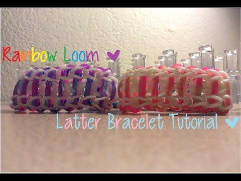 How To Make A Rainbow Loom Ladder Bracelet | Melon Crafter