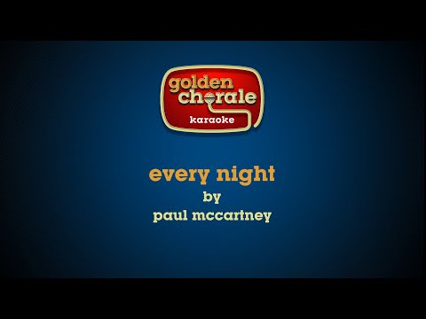 paul mccartney - every night (karaoke)