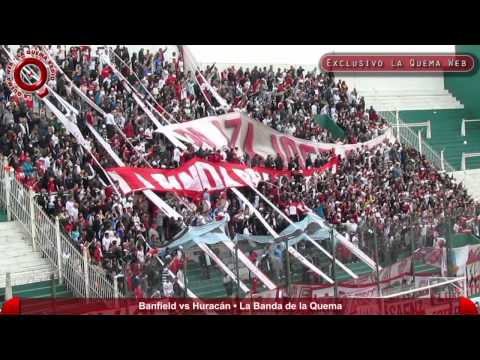 "Banfield vs Huracan - La Banda de la Quema - www.laquemaweb.com.ar" Barra: La Banda de la Quema • Club: Huracán