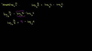 Difference of Logarithms with Same Base