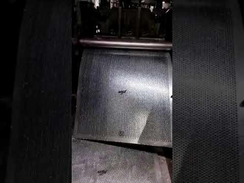 Crca perforated sheets, thickness: 1 mm