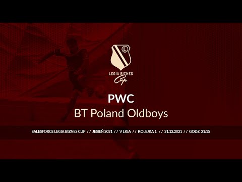 Skrót spotkania PWC - BT Poland Oldboys ( Legia Biznes Cup Jesień 2021 )