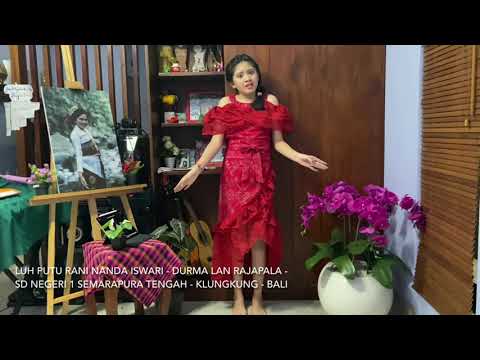 Lagu Durma lan Rajapala - FLS2N 2021 - Rani - Klungkung - Bali