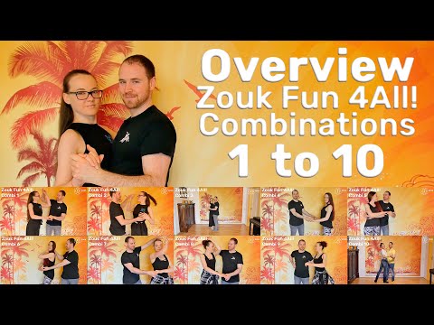 Zouk Fun 4All! OVERVIEW - Combinations 1 to 10
