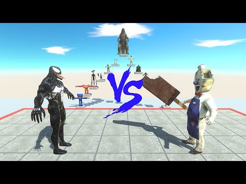 The Avengers vs Scp Monster / Venom vs Icescream - Animal Revolt Battle Simulator