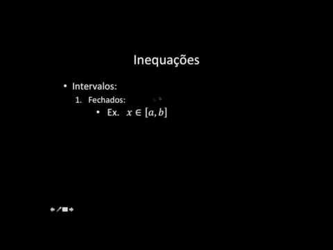 Pré-Cálculo 4  - Inequações