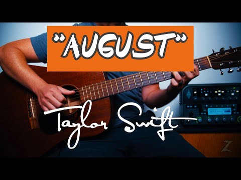 August Taylor Swift Guitar Lesson Tutorial How To Play Chords TAB