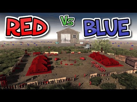 The Battle of 'Tool Shed' ! Blue vs Red  Trench line defence - Army Men of war