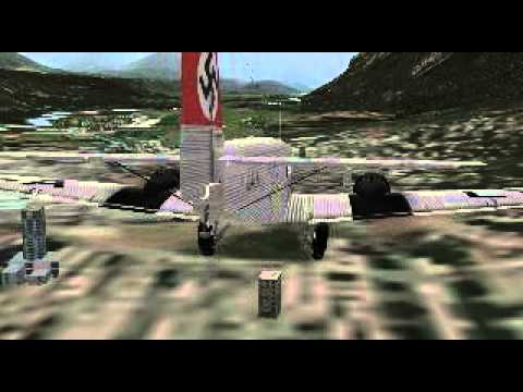 X-Plane 9: Takeoff, flight and landing of the Junkers JU-52
