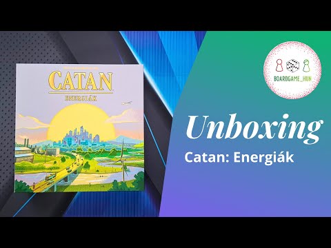 Catan Energiák - Dobozbontás - boardgame_hun
