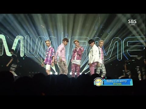 My name is MYNAME - Baby I'm sorry @ Popular song Inkigayo 130721