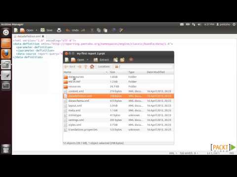 Pentaho Reporting Tutorial Introducing Serialized Reports | packtpub com