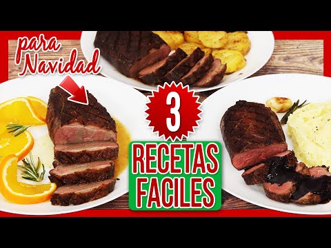 😋 Cómo Hacer MAGRET DE PATO Fácil ► 3 Recetas con Magret para NAVIDAD 2021