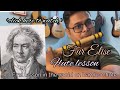 Fur Elise Flute Lesson Beethoven Best Hits Hindi