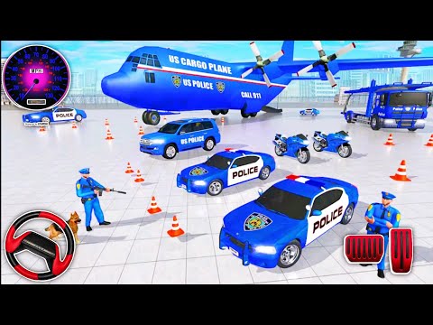Police Luxury, Prado Car Transport Simulator - Cargo Truck Driving Simulator -Android Gameplay |