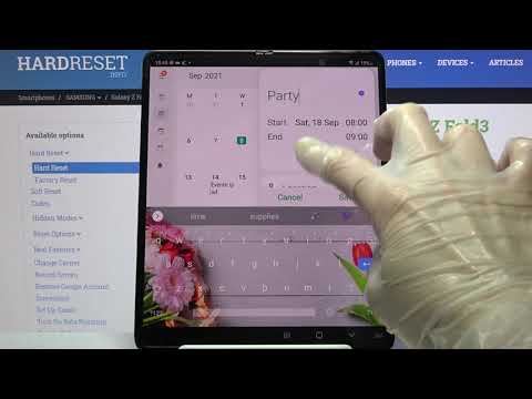 How to Add Event to Calendar on SAMSUNG Galaxy Z Fold 3 – Set Reminder
