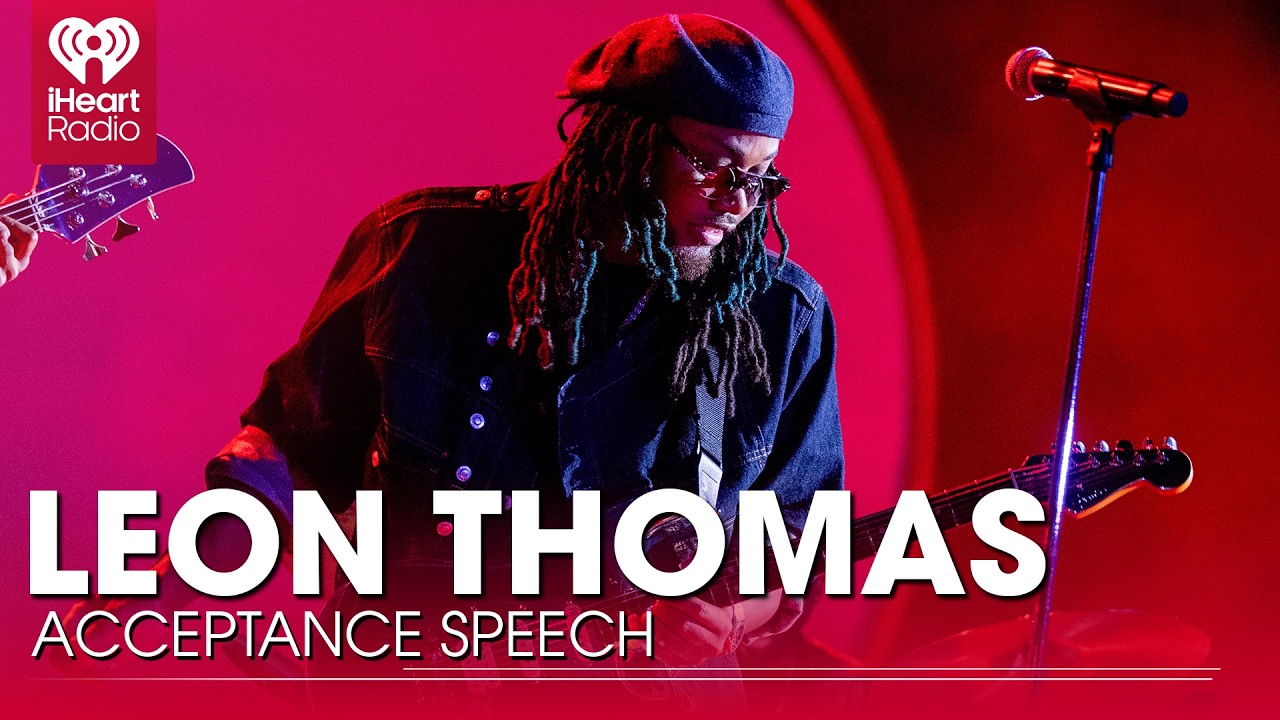 Discurso de aceptación de Leon Thomas - Mejor artista nuevo (R&B) | Premios iHeartRadio Music Awa...