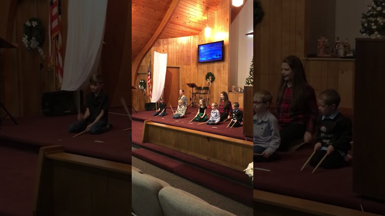 Christmas Program Part 2 | Drum Sticks to Carol of the Bells