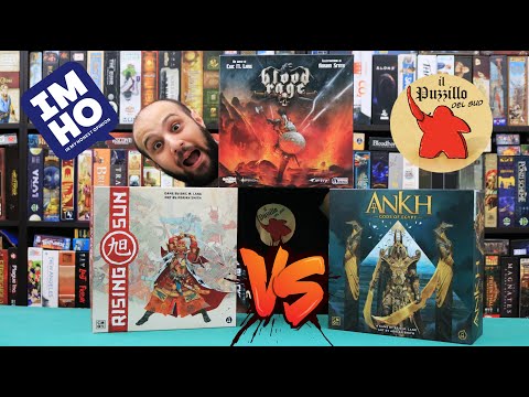 Blood Rage VS Rising Sun VS Ankh - Il Migliore della Trilogia?