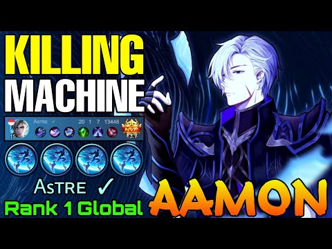 20 Kills Killing Machine Aamon Deady Endless Shards - Top 1 Global Aamon by Asᴛʀᴇ  ✓ - Mobile Legend