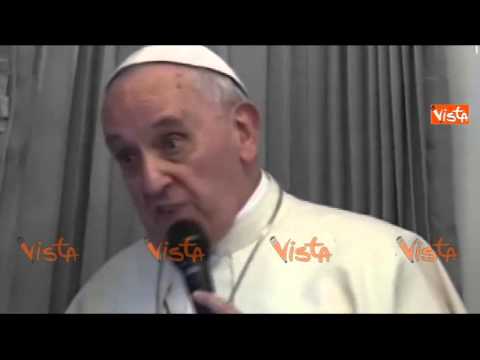 PAPA FRANCESCO: SE UNO OFFENDE MIA MADRE GLI DO UN PUGNO w00 19