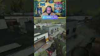 1vs3 préshoot a la termite Wallhack ON 🔥 #warzone #Shorts