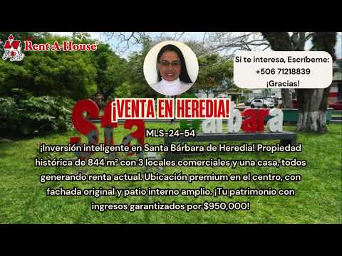 Propiedad Comercial de Alta Rentabilidad en Santa Bárbara, Heredia