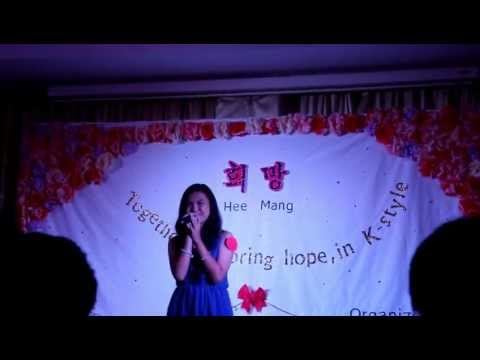 Ailee's I will show you cover live by Isabelle Lim .
