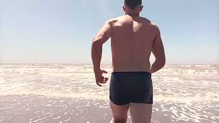 Video de Malla Short Natacion ESCAMAS NEGRA VERDE