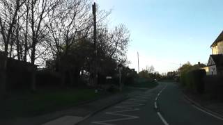 preview picture of video 'Driving Along Wadborough Road From Littleworth To Norton, Worcestershire, England 12th April 2012'