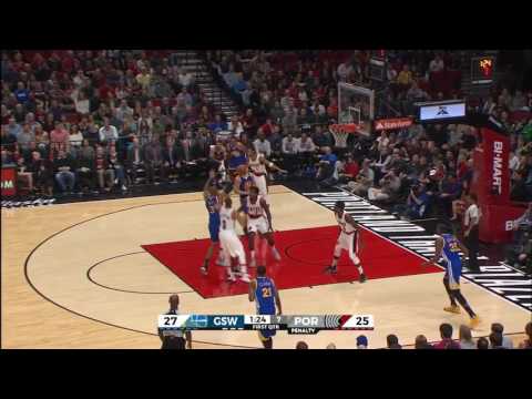 Klay Thompson vs Portland Trail Blazers 01.11.2016 (14Pts)