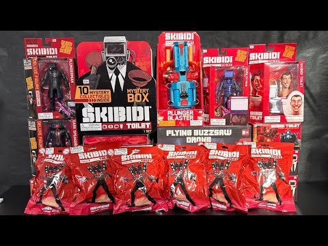 ASMR SKIBIDI TOILET Mystery Surprise! toilet 🚽🤮 Mini Figures Oddly Satisfying Toy Unboxing Sounds