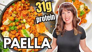High-Protein One Pot Paella (vegan and gluten free recipe)