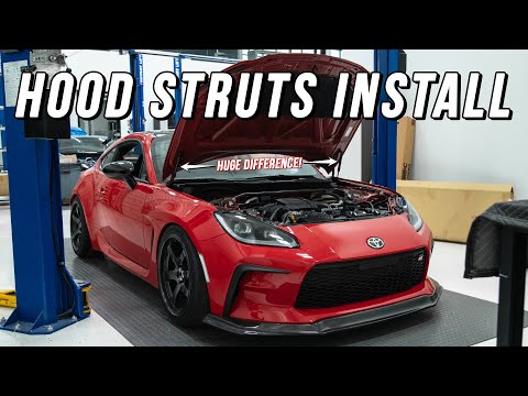 OLM Hood Strut Install - 2022+ Toyota GR86 and Subaru BRZ