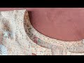 Perfect Back Neck Cutting And Stitching