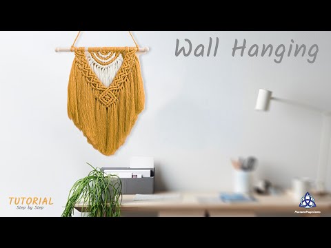 DIY Macrame Wall Hanging Tutorial Home Decor Idea