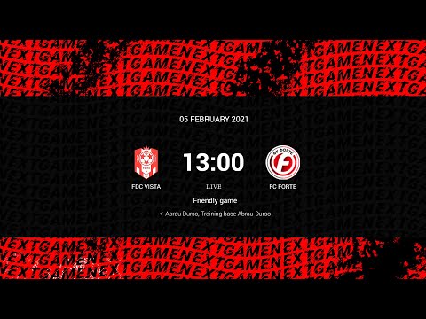 05.02.2021 FDC "Vista" - FC "Forte". Friendly game.