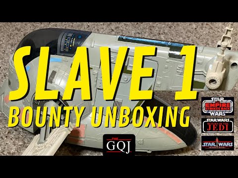 Vintage Kenner Star Wars Slave 1 & 'Return of the Jedi' Toy Unboxing
