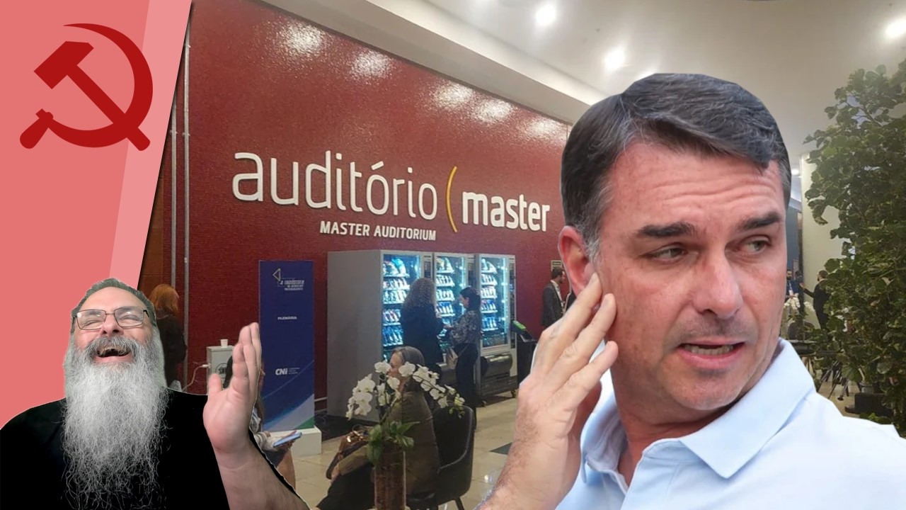 NOVO ESCÂNDALO: FLÁVIO é pego DANDO PALESTRA no AUDITÓRIO MASTER
